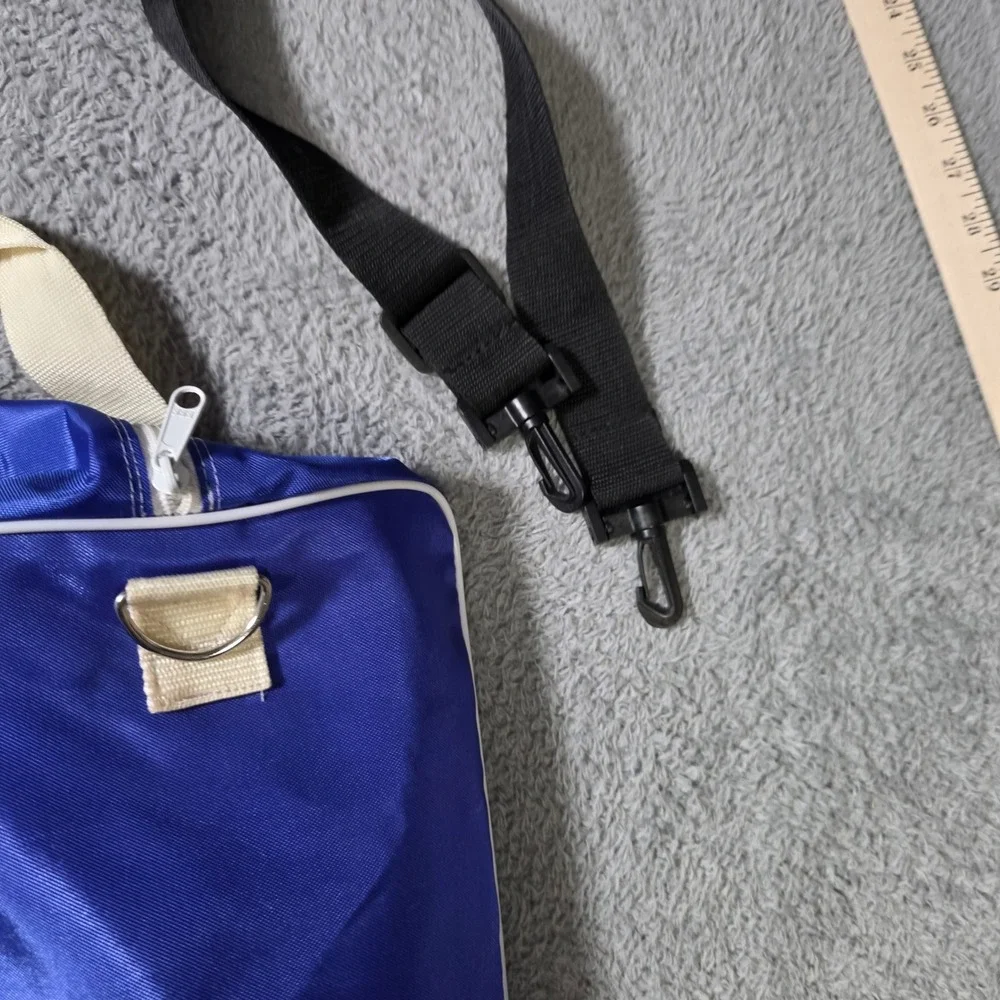 Pepsi Medium Duffel Bag Blue Vintage Logo Retro Travel Gym Weekender